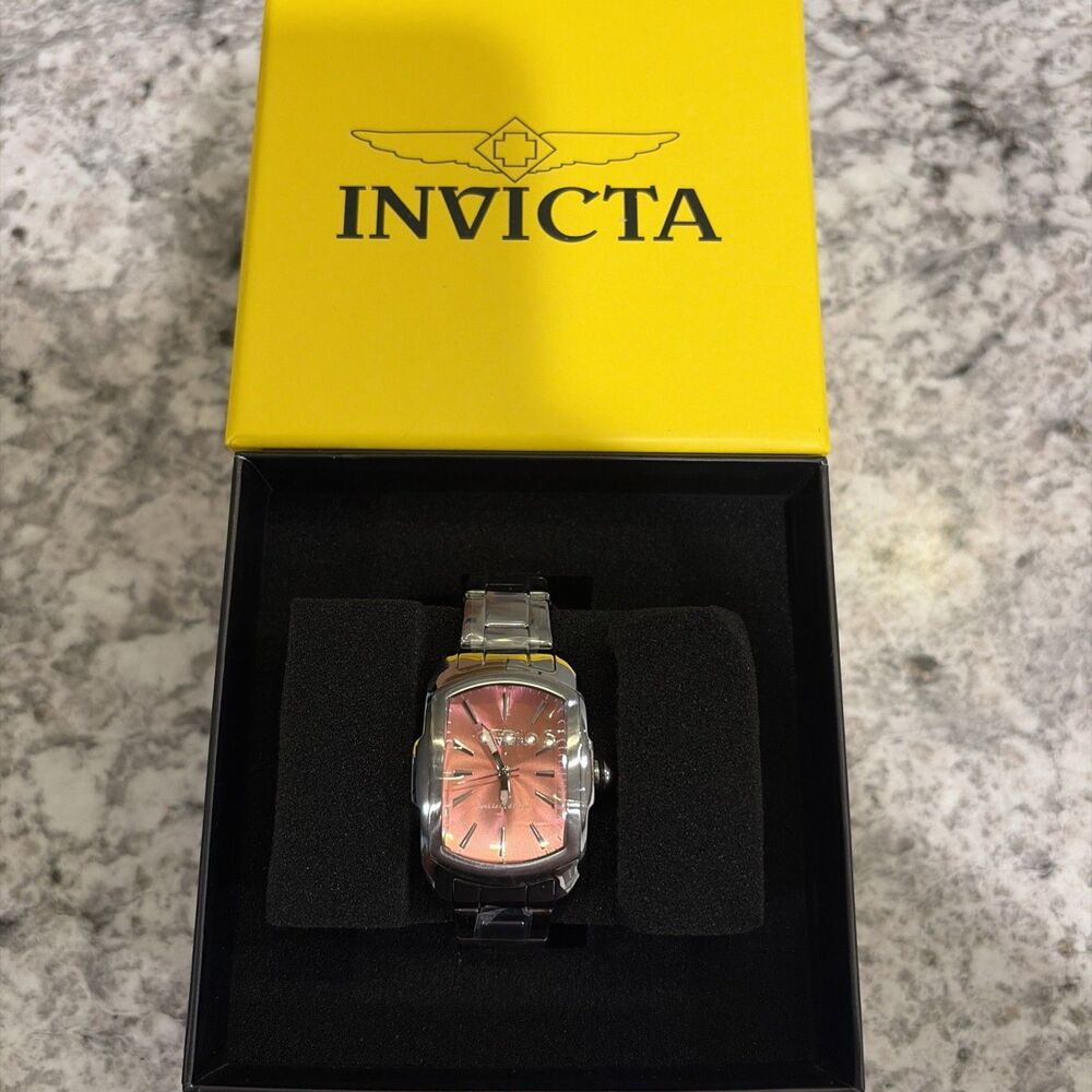 Invicta Lupah Pink Dial Women's Watch 29mm 24113